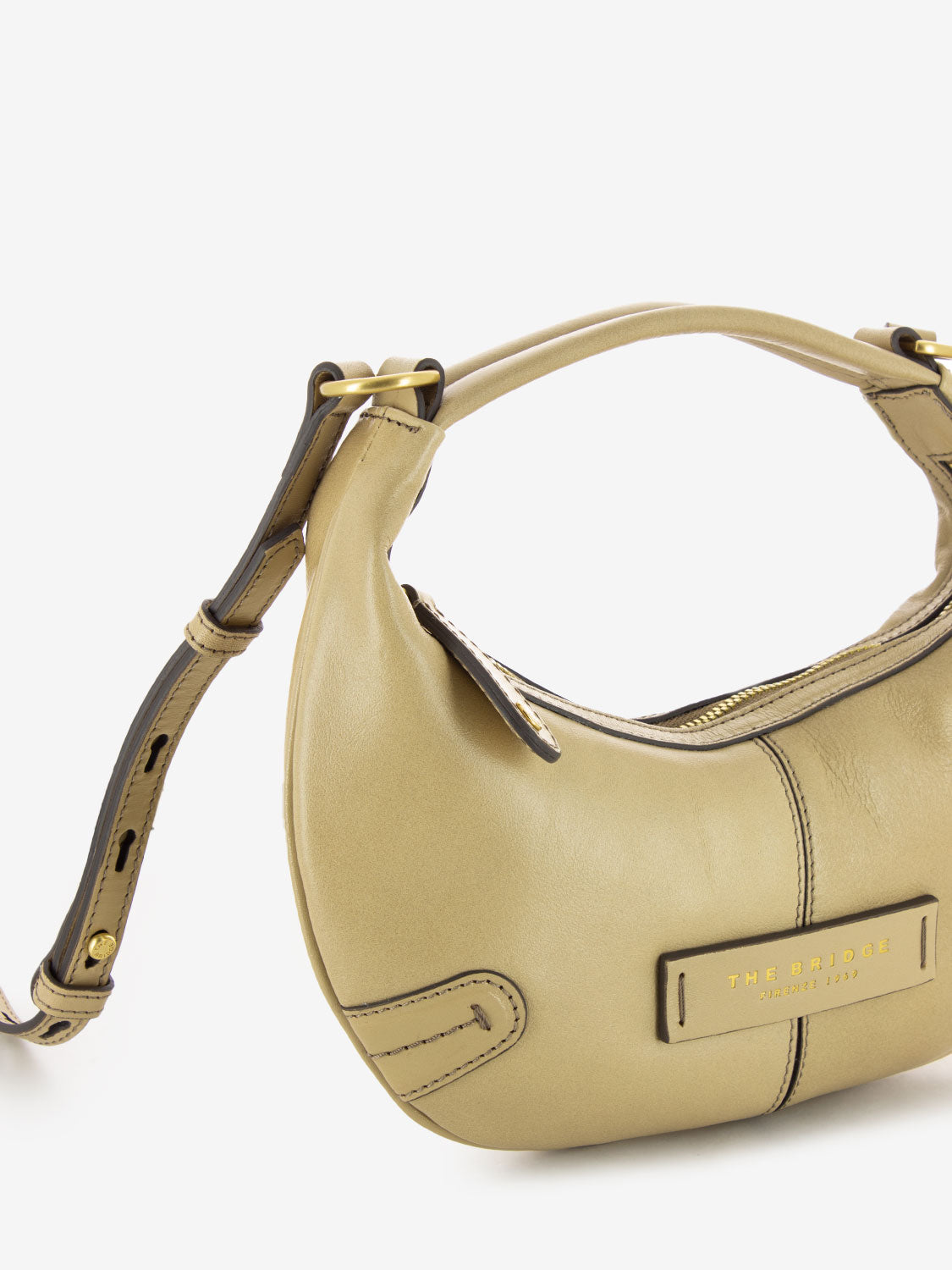 Borsa Flavia baby hobo butter