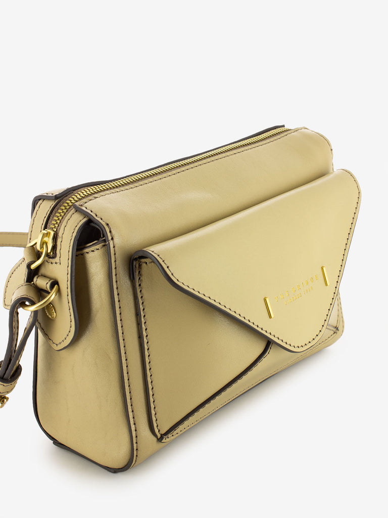 THE BRIDGE - Borsa Frida a tracolla in pelle beige