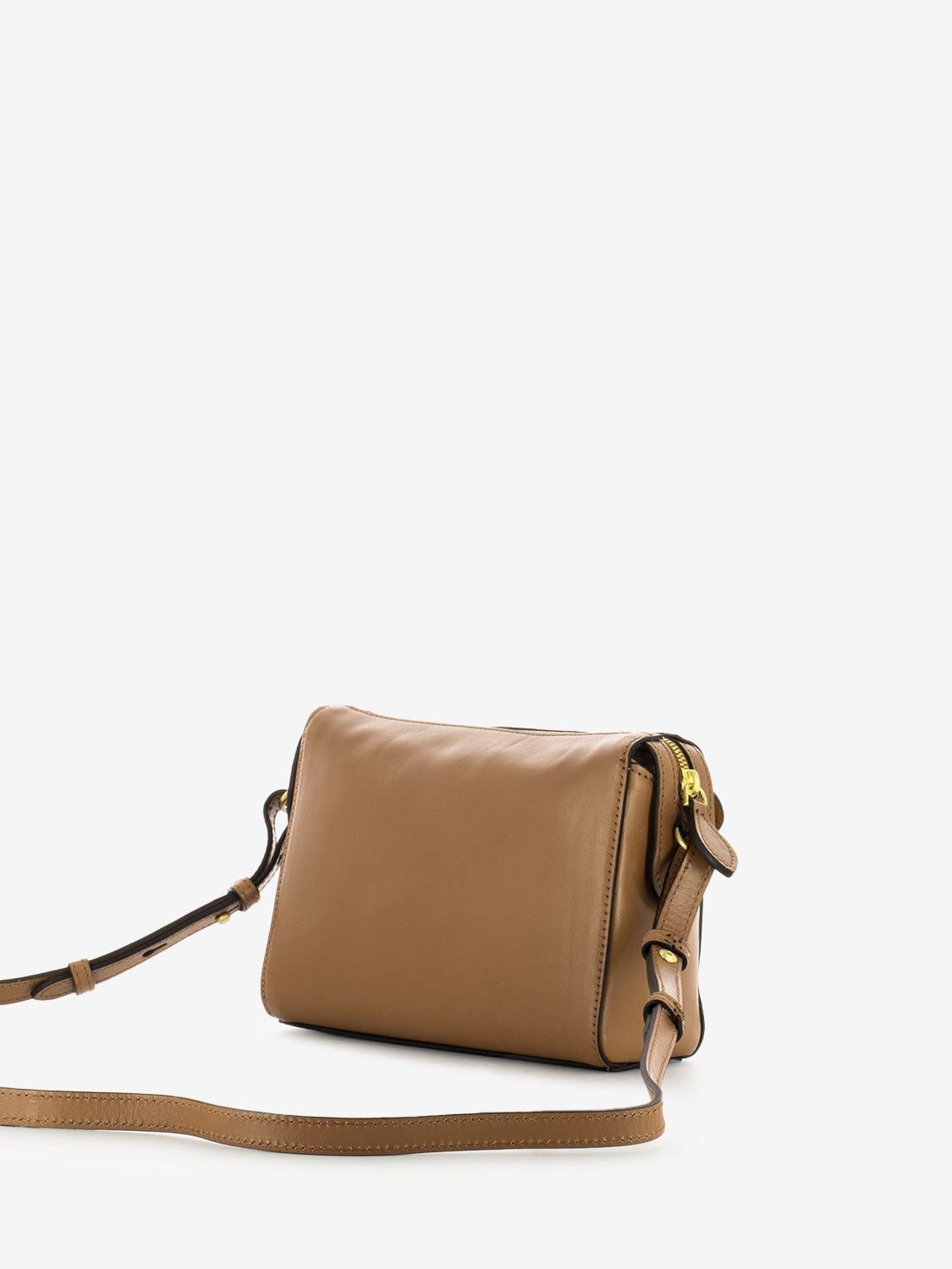 Borsa Frida a tracolla in pelle marzapane