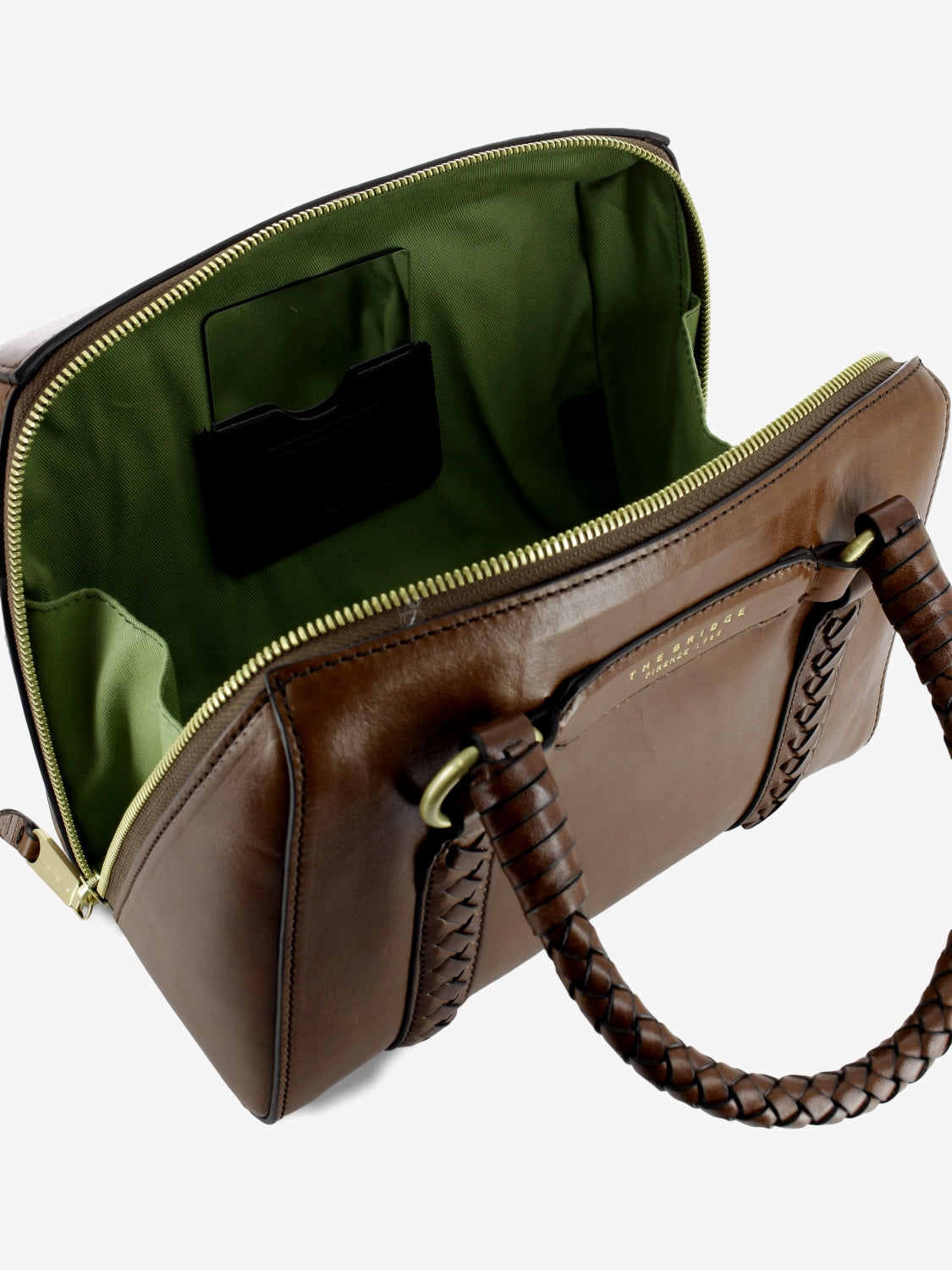 Borsa handbag W/shoulder Laura marrone