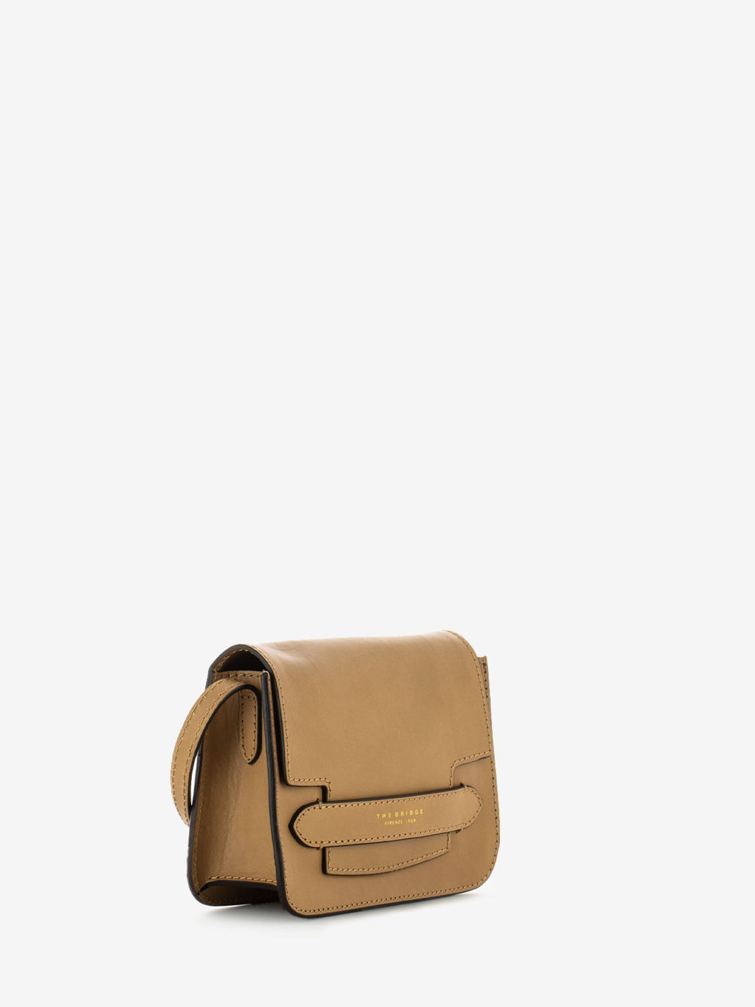 Borsa Lucrezia a tracolla in pelle marzapane