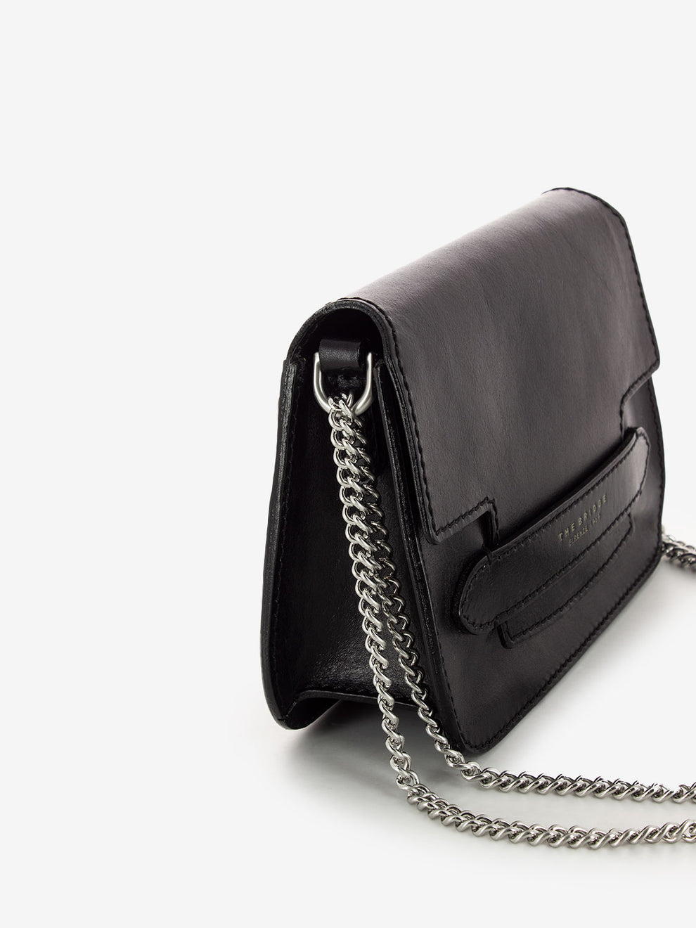 Borsa Lucrezia a tracolla in pelle nera