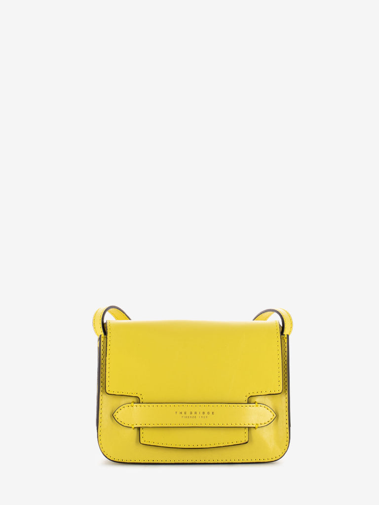 THE BRIDGE - Borsa Lucrezia in pelle banana