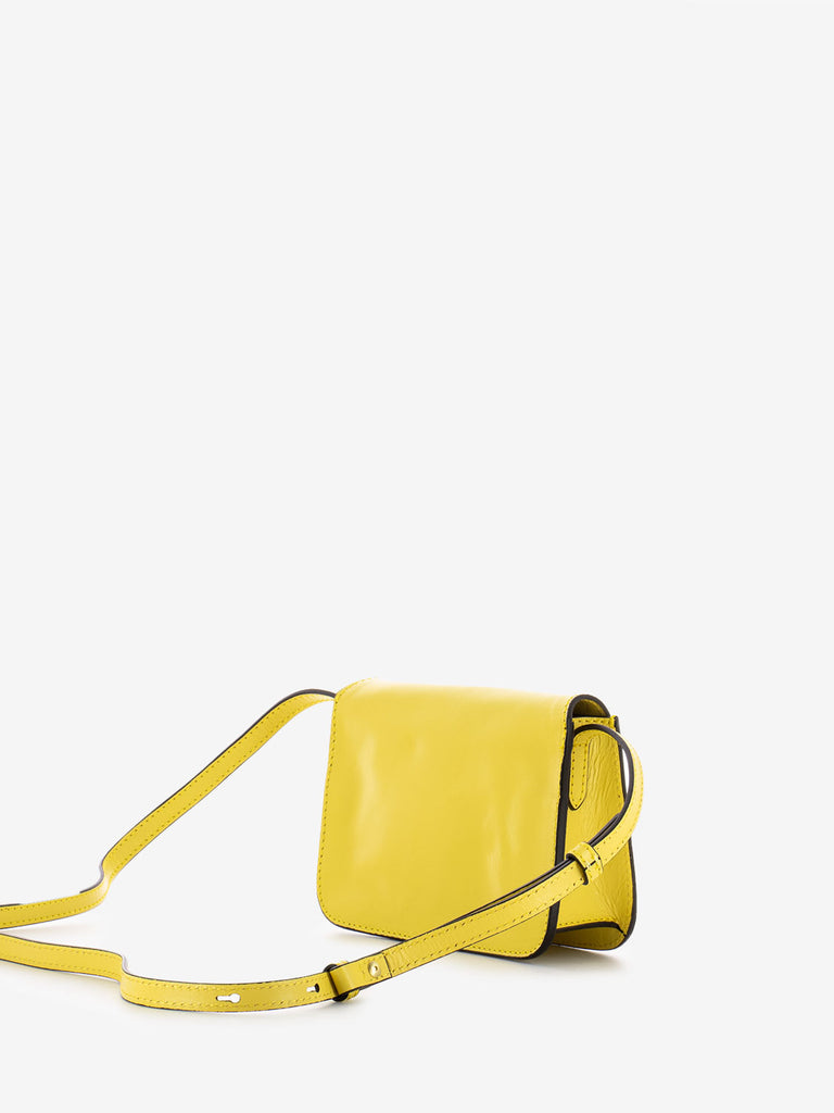 THE BRIDGE - Borsa Lucrezia in pelle banana