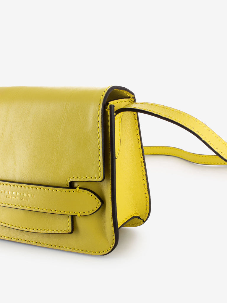 THE BRIDGE - Borsa Lucrezia in pelle banana