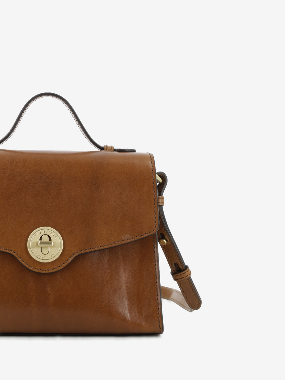 Borsa Top handle cognac