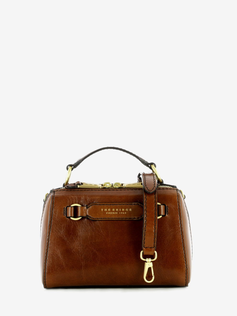 Borsa Top Handle Laura marrone