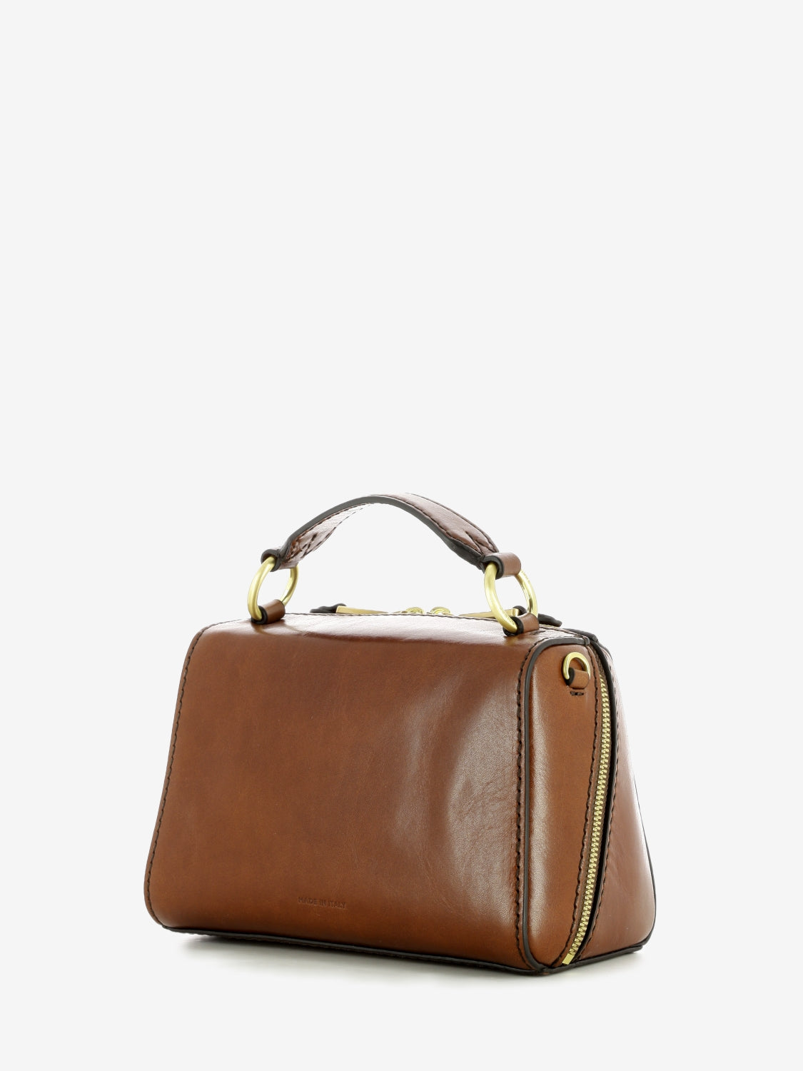 Borsa Top Handle Laura marrone