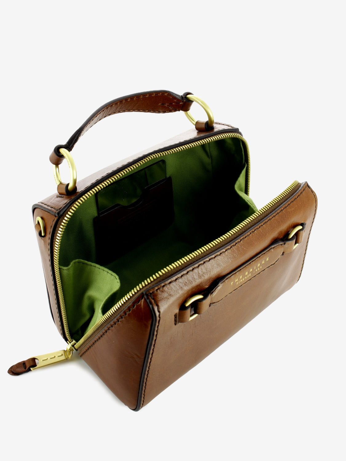 Borsa Top Handle Laura marrone