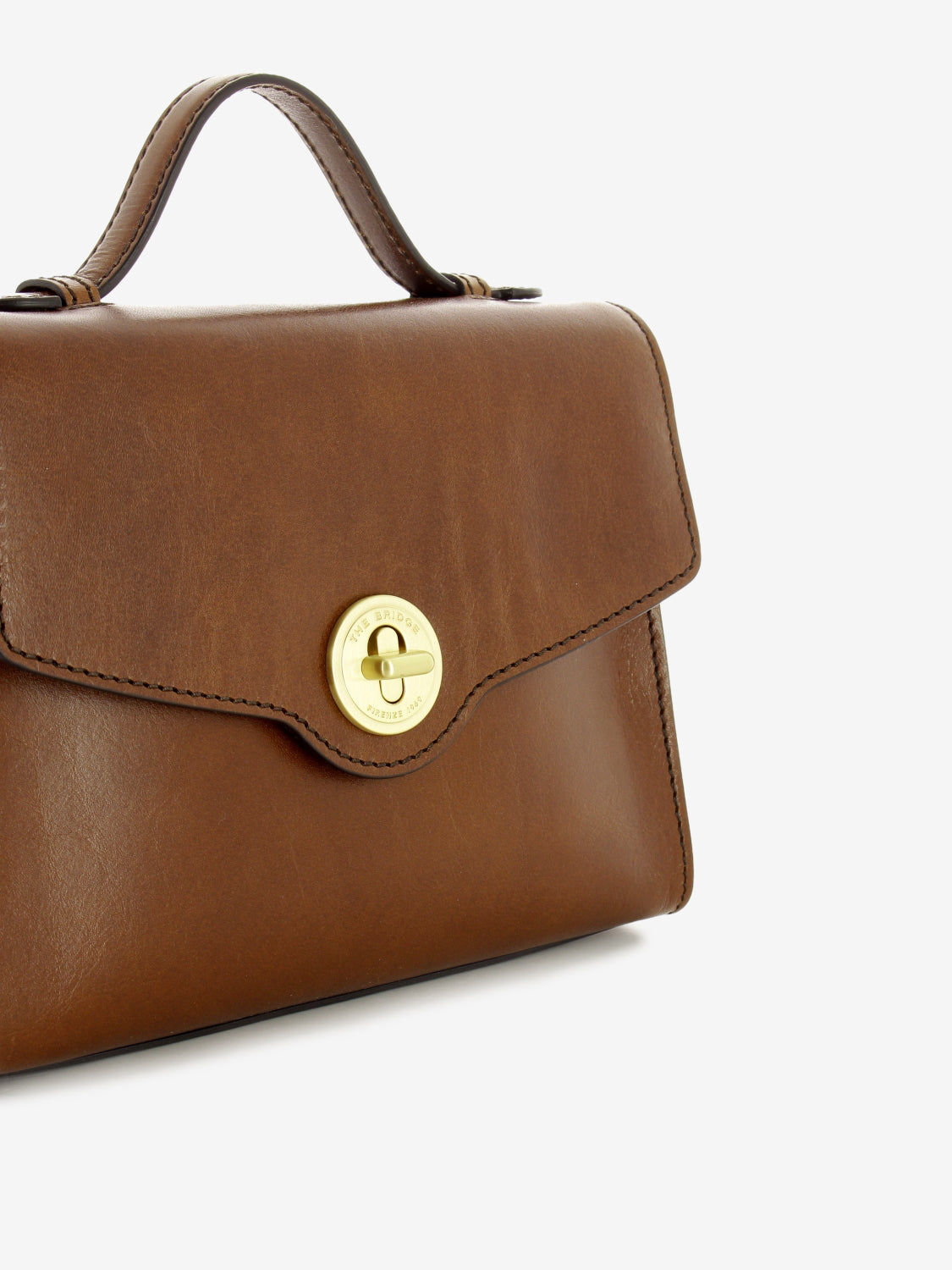 Borsa Top handle marrone