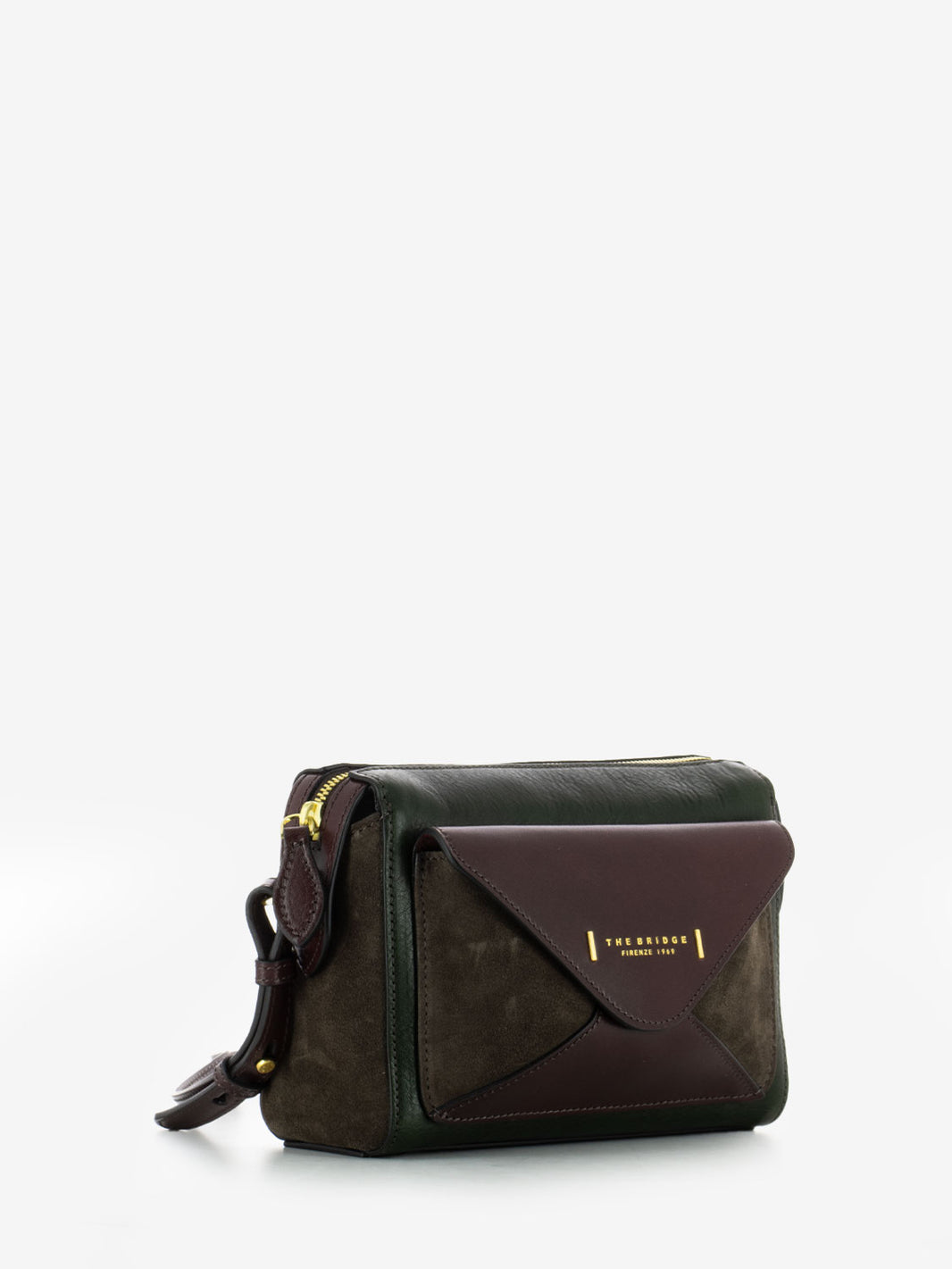 Camera case Frida bordeaux / verde / marrone
