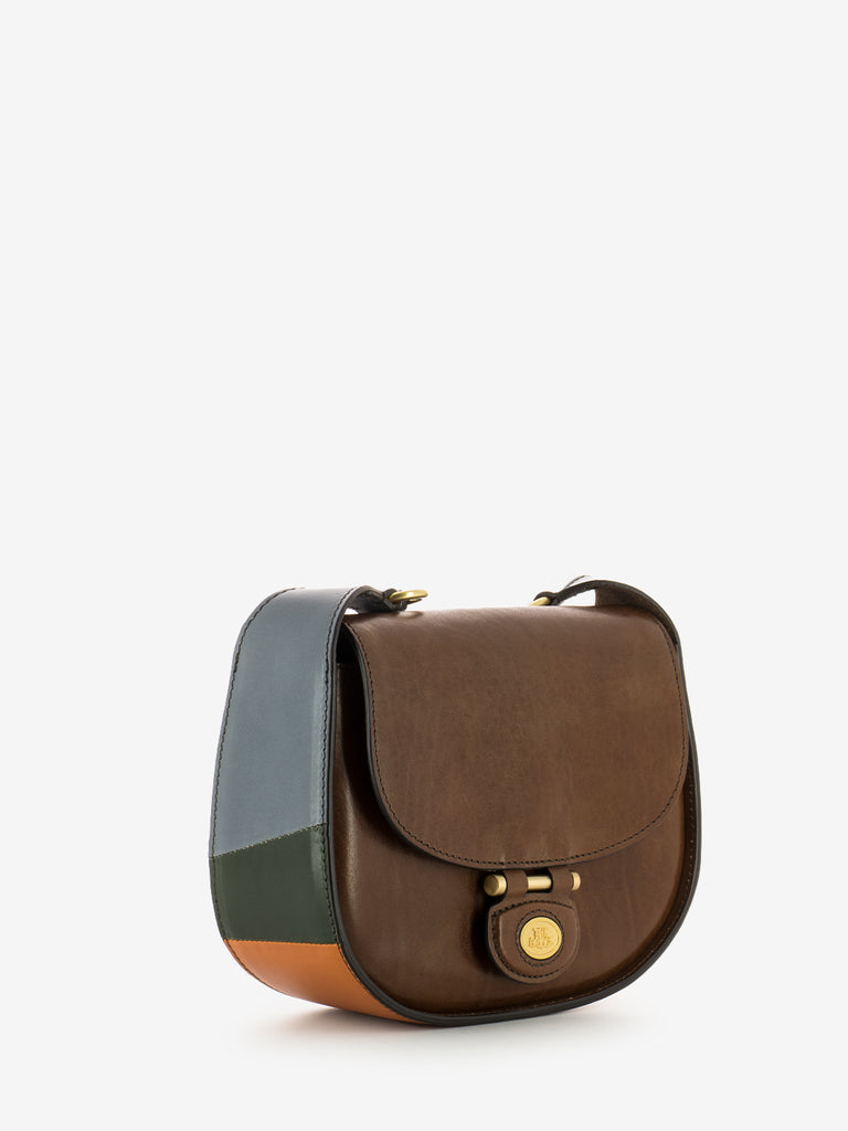 THE BRIDGE - Crossbody Dora marrone / oro