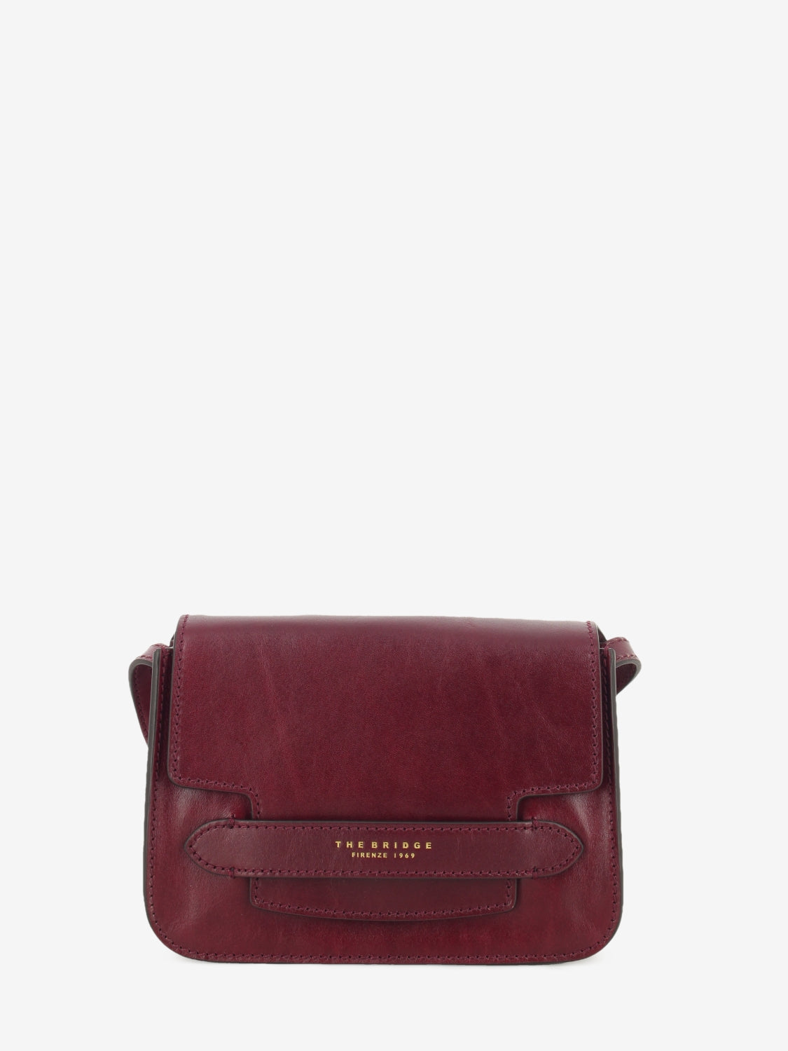 Crossbody Lucrezia small barolo / oro