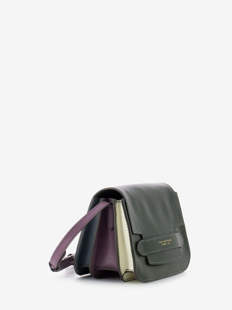 THE BRIDGE - Crossbody Lucrezia malachite / latte / multicolor