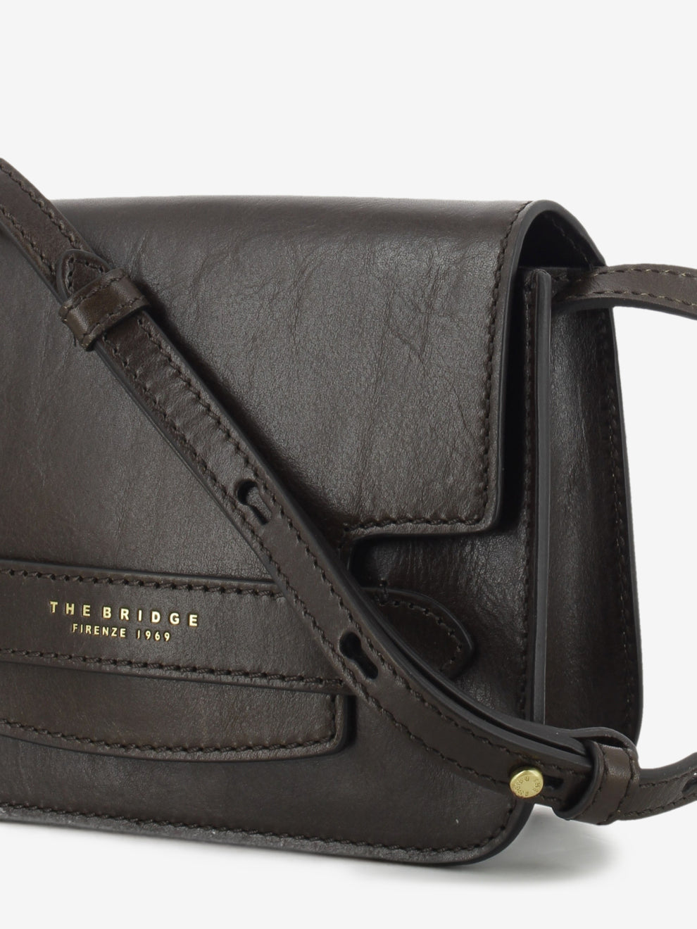 Crossbody Lucrezia moka / gold