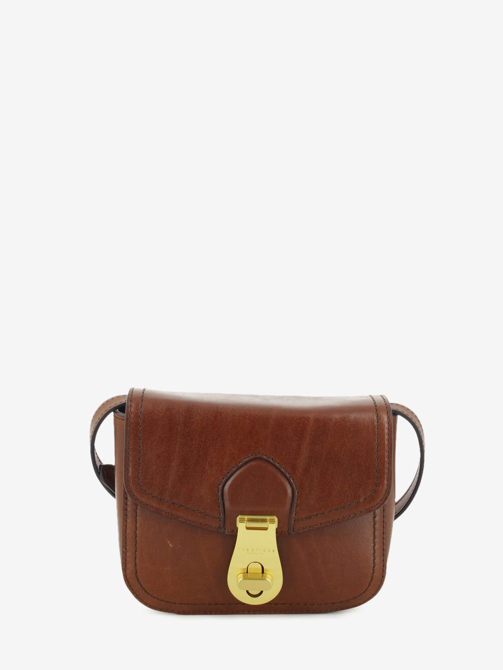 Mia brown / gold crossbody