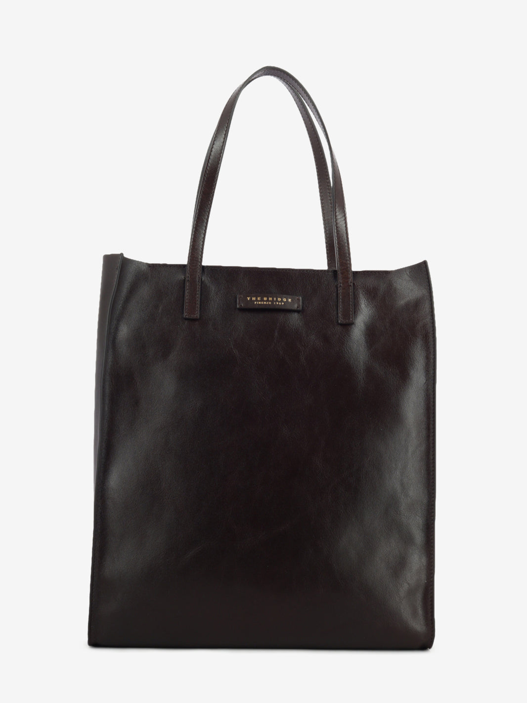 Myrrh mocha / gold leather shopper