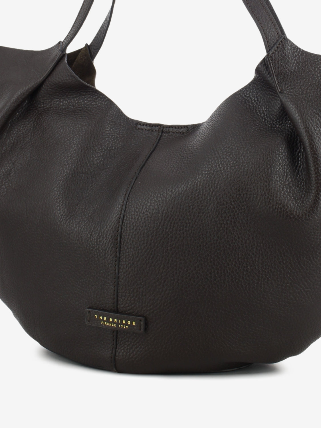 Shopper Marisa moka / gold
