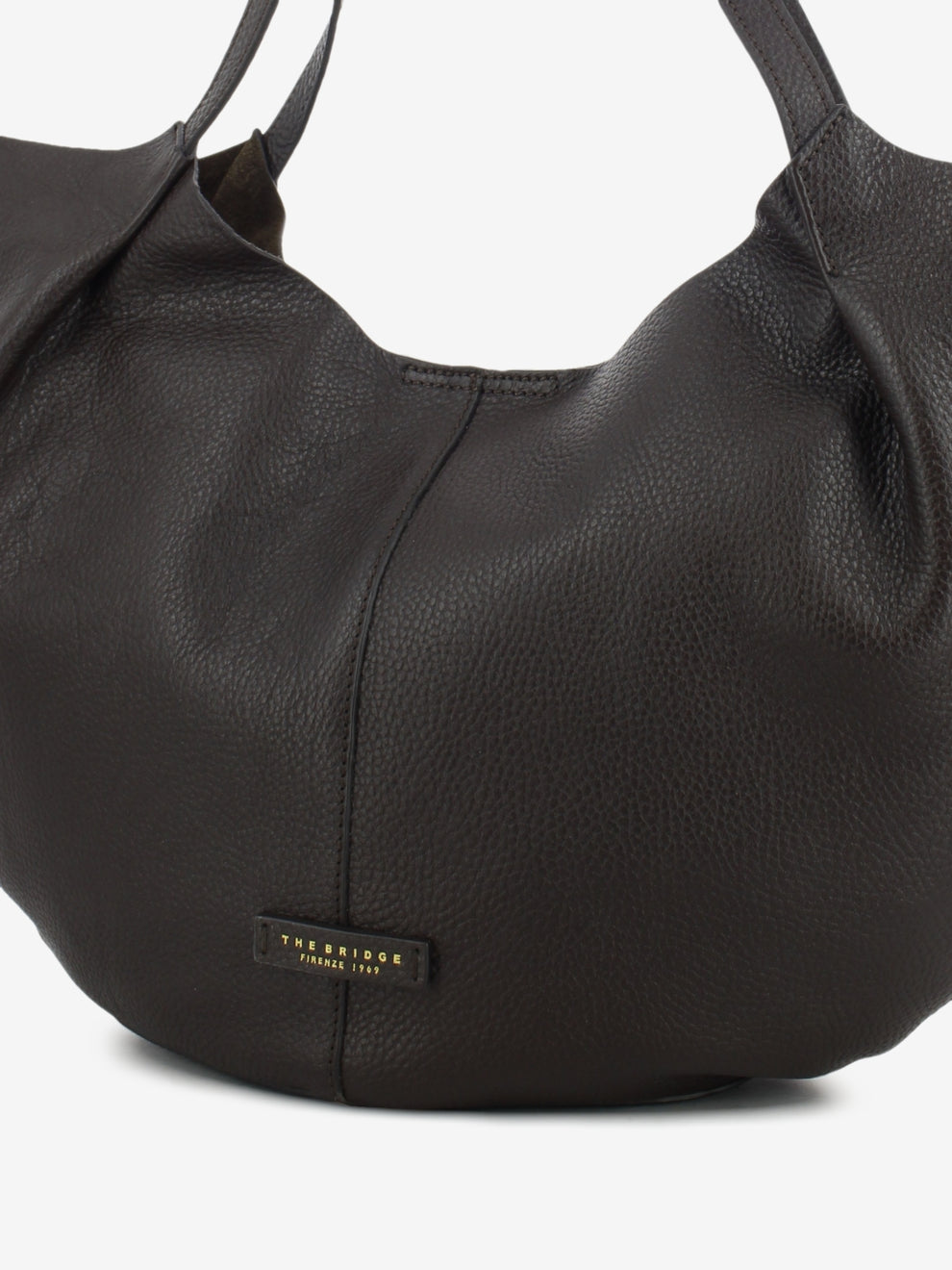 Shopper Marisa moka / gold