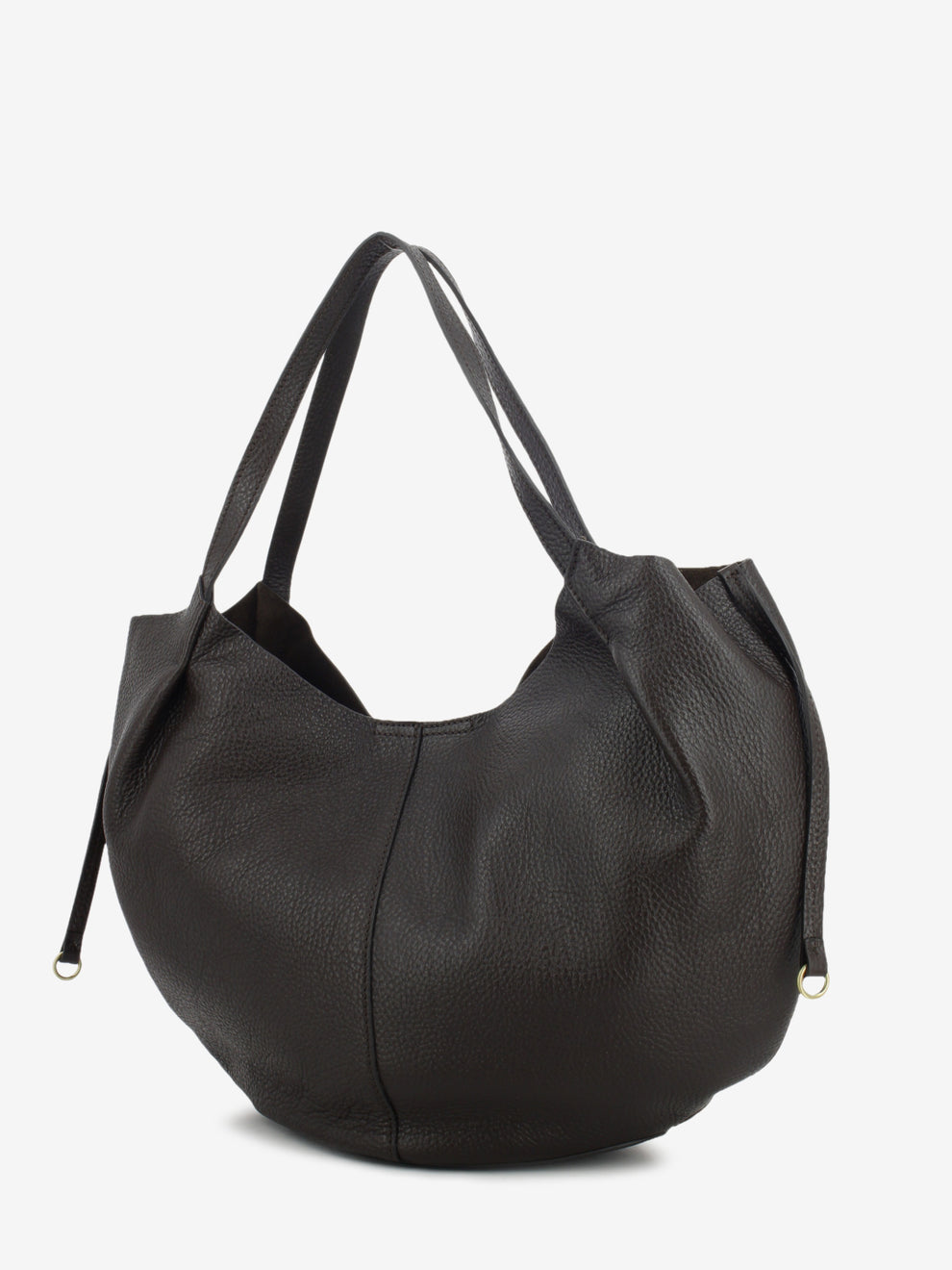 Shopper Marisa moka / gold