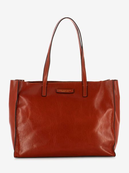 Shopper Mirra arancio bruciato