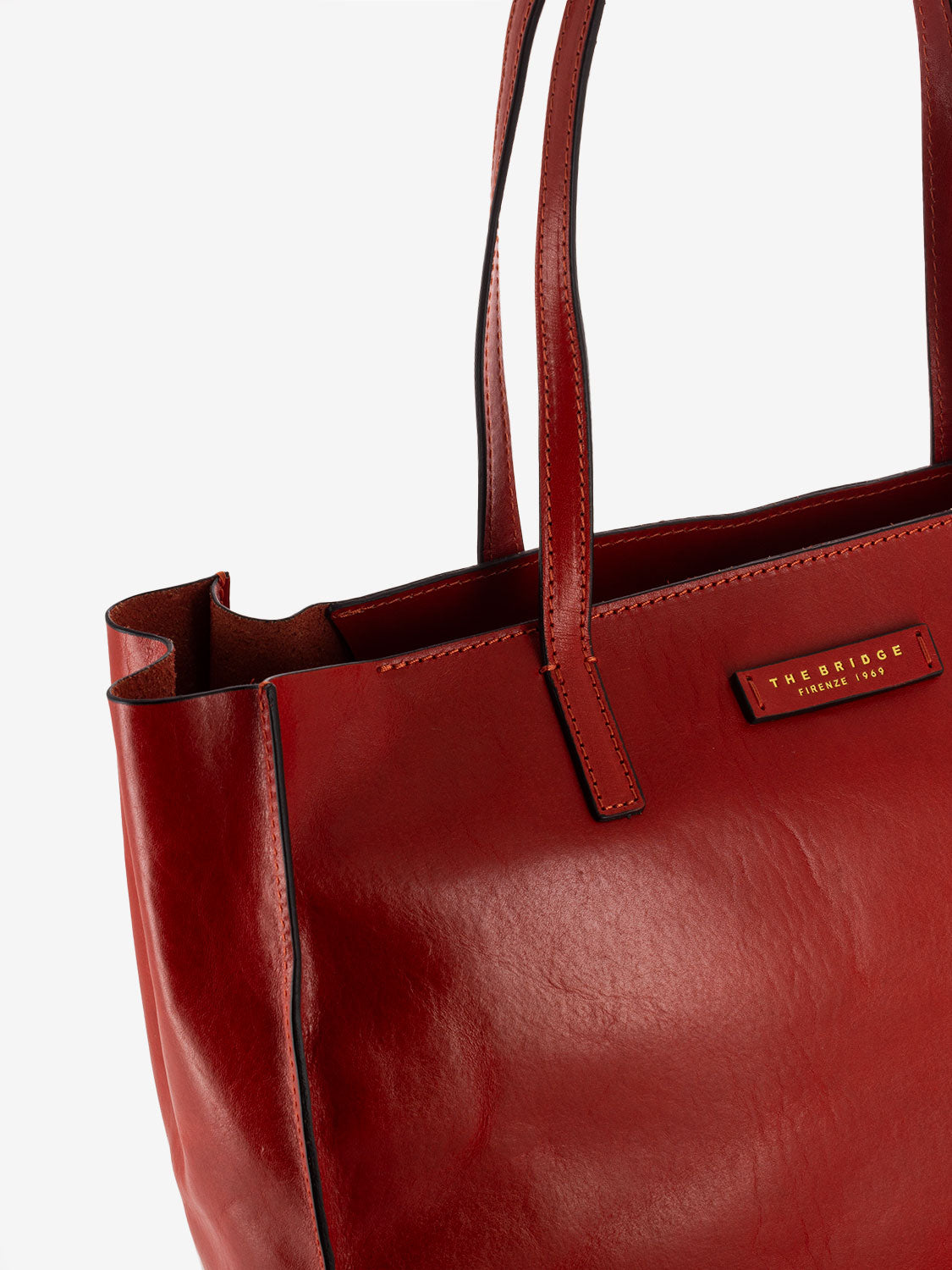 Shopper Mirra arancio bruciato