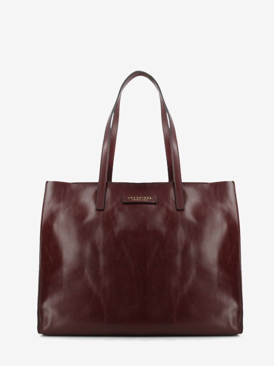 Shopper Mirra barolo / oro