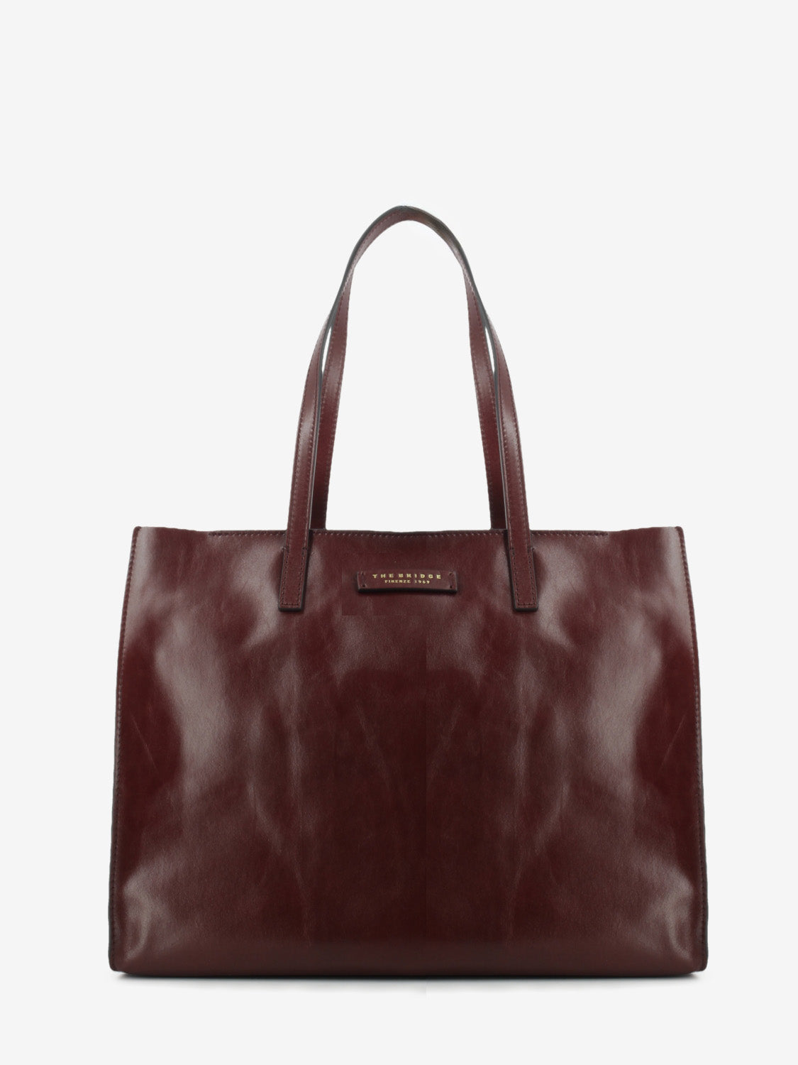 Shopper Mirra barolo / oro