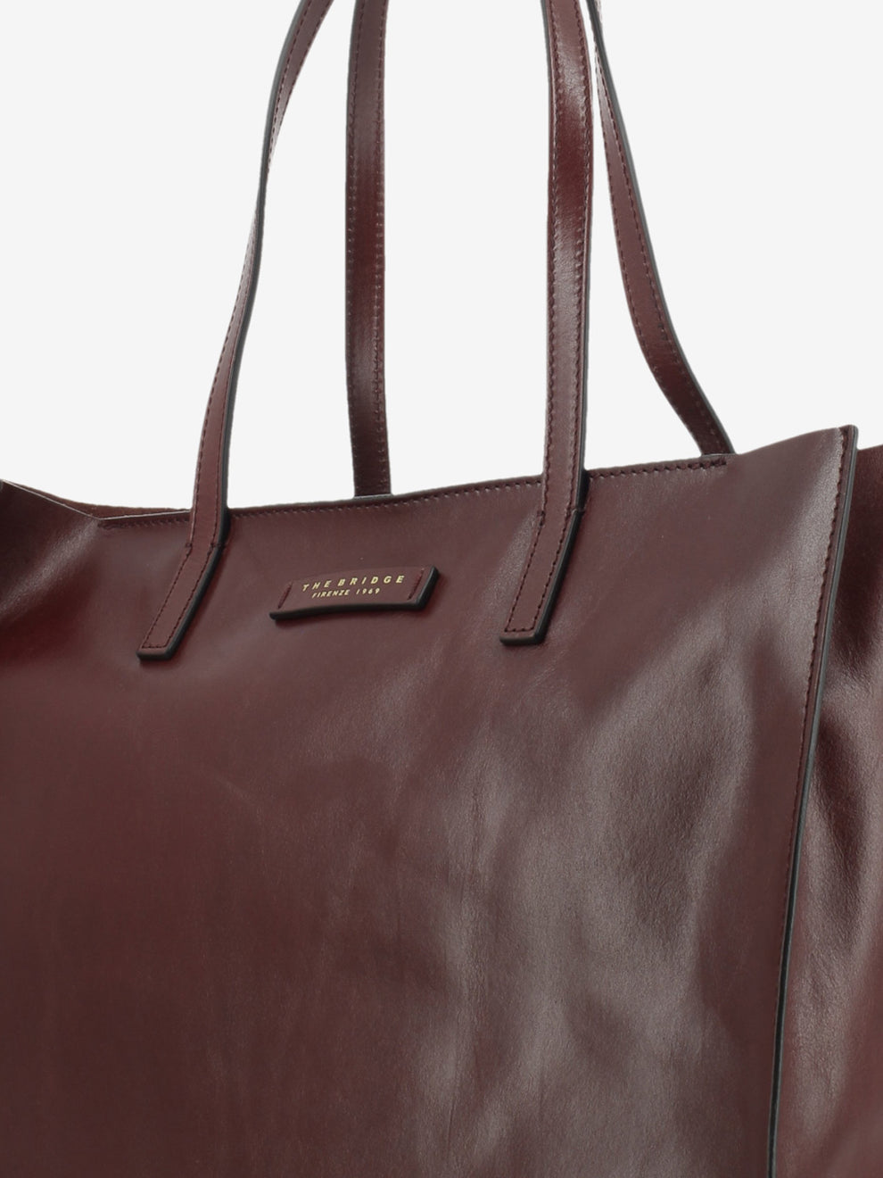 Shopper Mirra barolo / oro