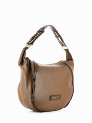 THE BRIDGE - Shoulder bag Hobo Domitilla marrone / oro