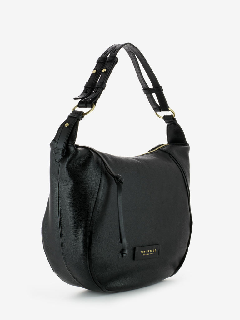 THE BRIDGE - Shoulder bag Hobo Domitilla nero