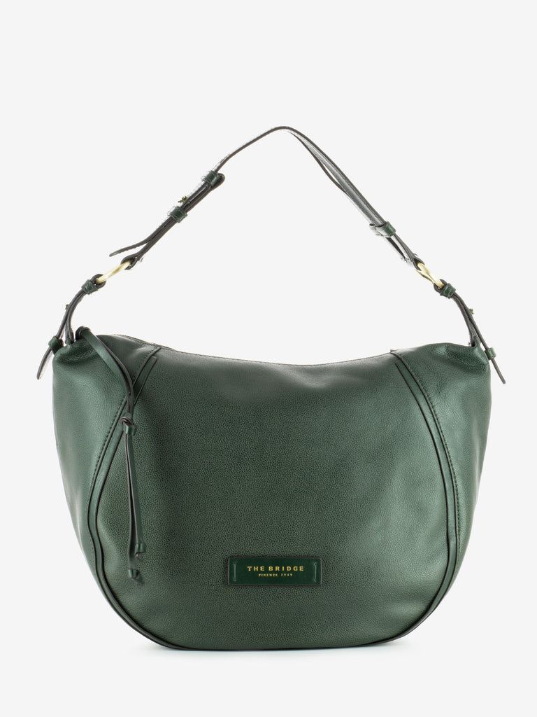 THE BRIDGE - Shoulder bag Hobo Domitilla verde