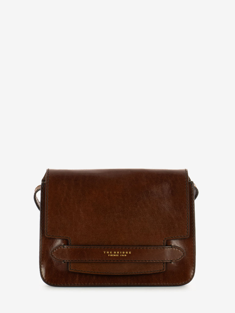 THE BRIDGE - Shoulder bag Lucrezia marrone