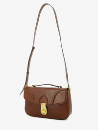 Mia brown / gold top handle