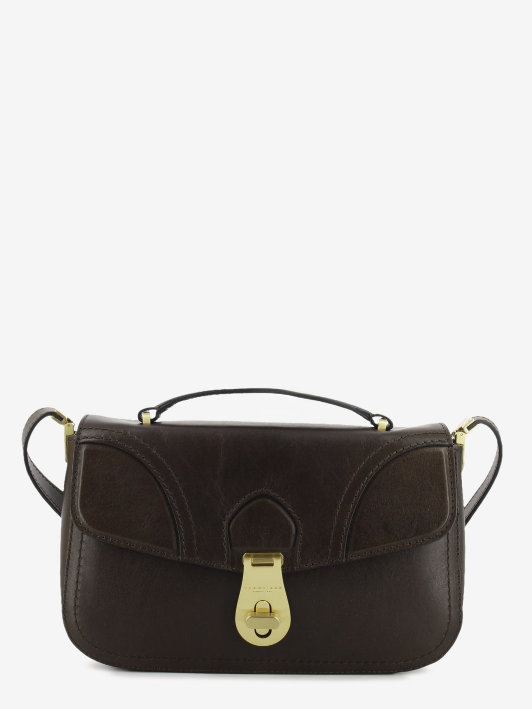 Top handle Mia moka / gold