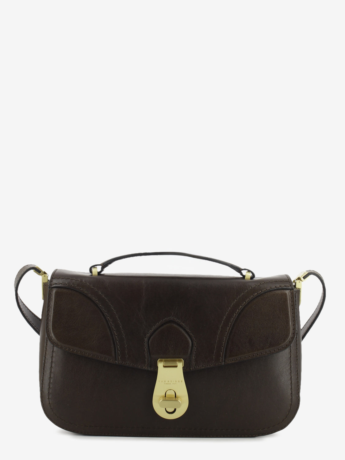 Top handle Mia moka / gold