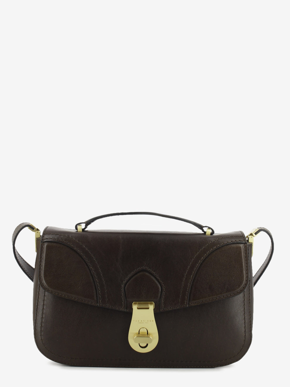 Top handle Mia moka / gold