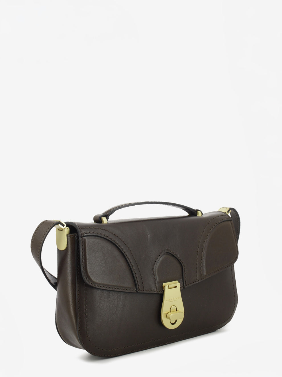 Top handle Mia moka / gold