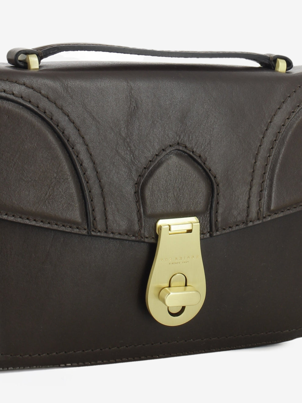 Top handle Mia moka / gold