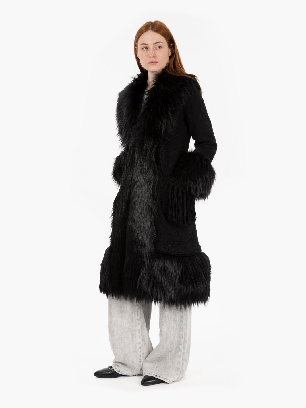 Cappotto Lorenza in alpaca black