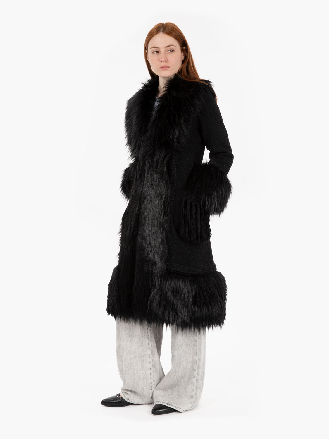 Cappotto Lorenza in alpaca black