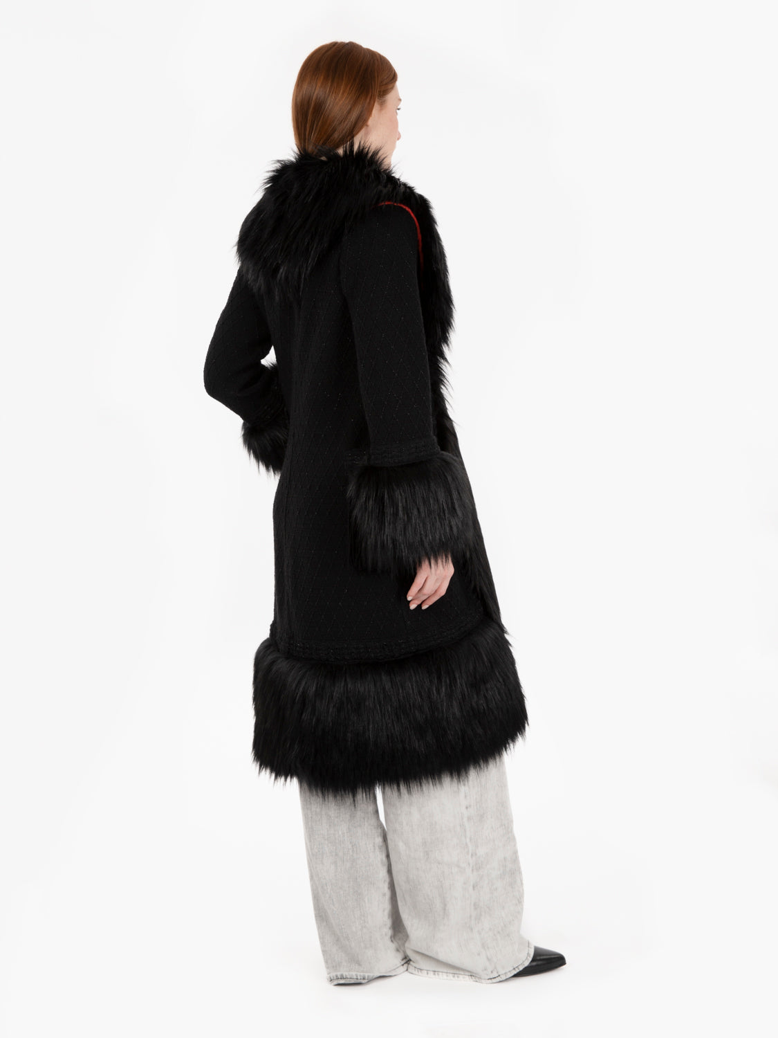 Cappotto Lorenza in alpaca black