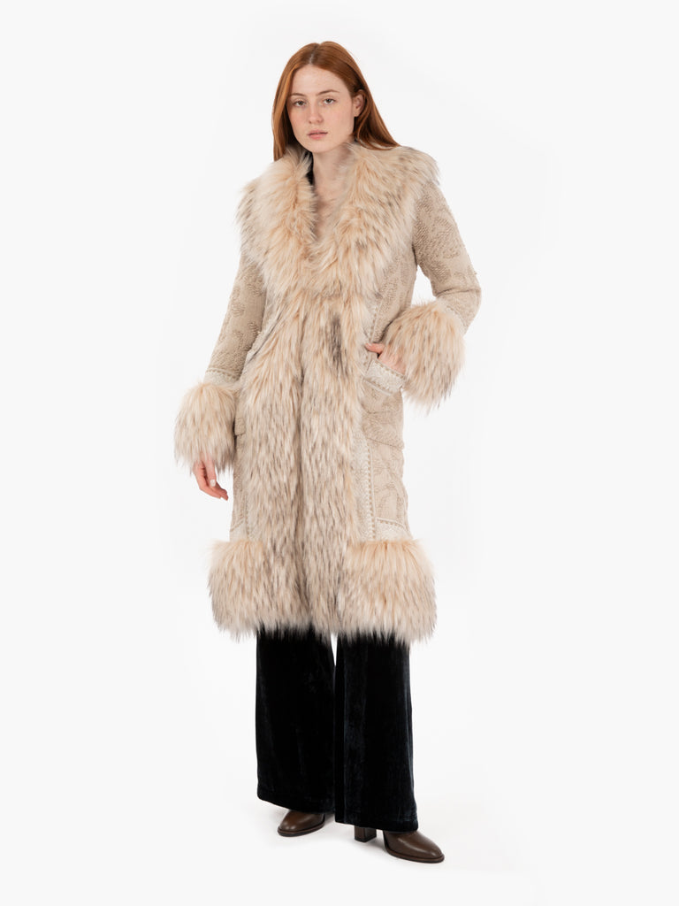 THE EXTREME COLLECTION - Cappotto lungo alpaca Josephine beige