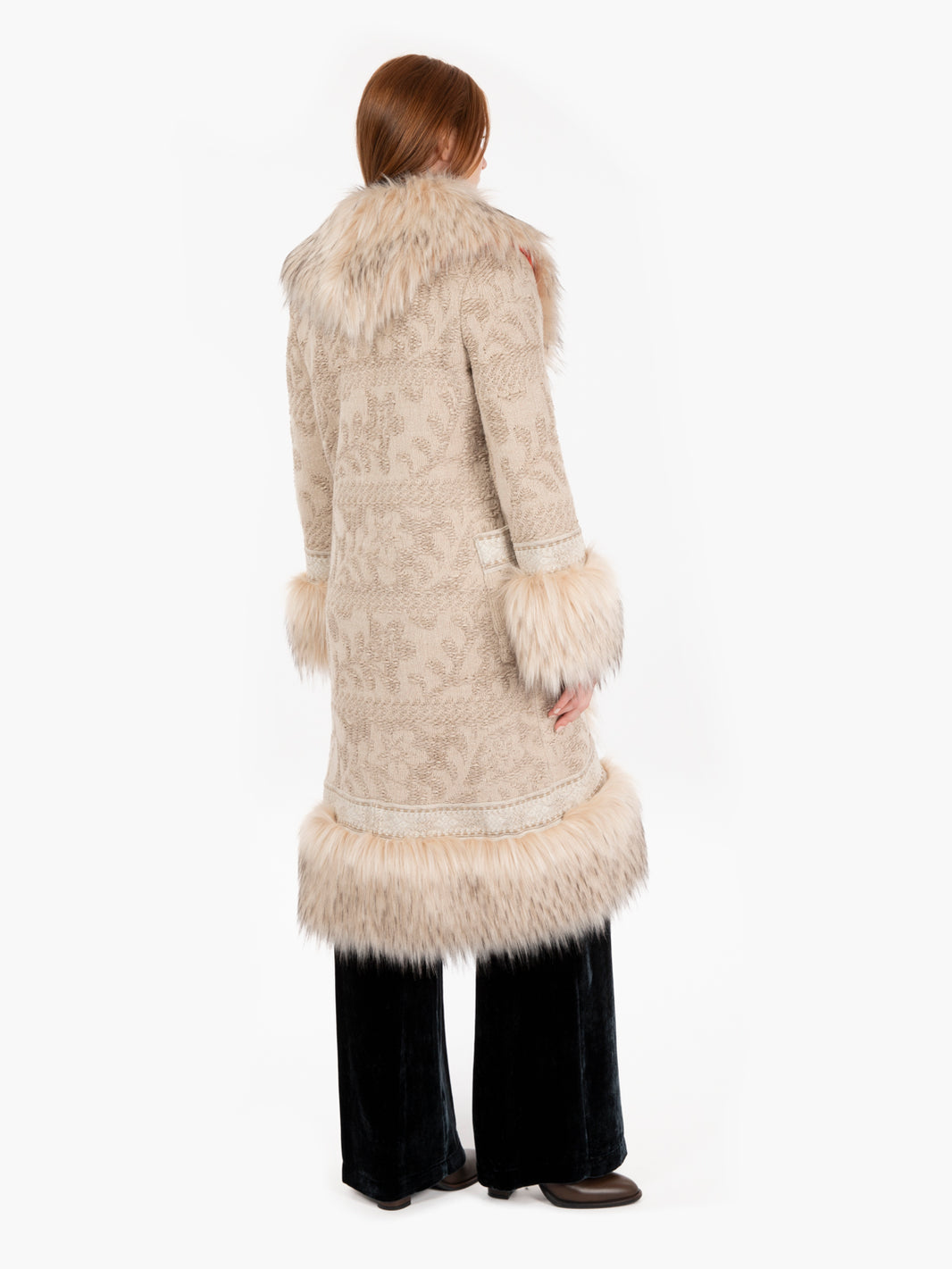 Cappotto lungo alpaca Josephine beige