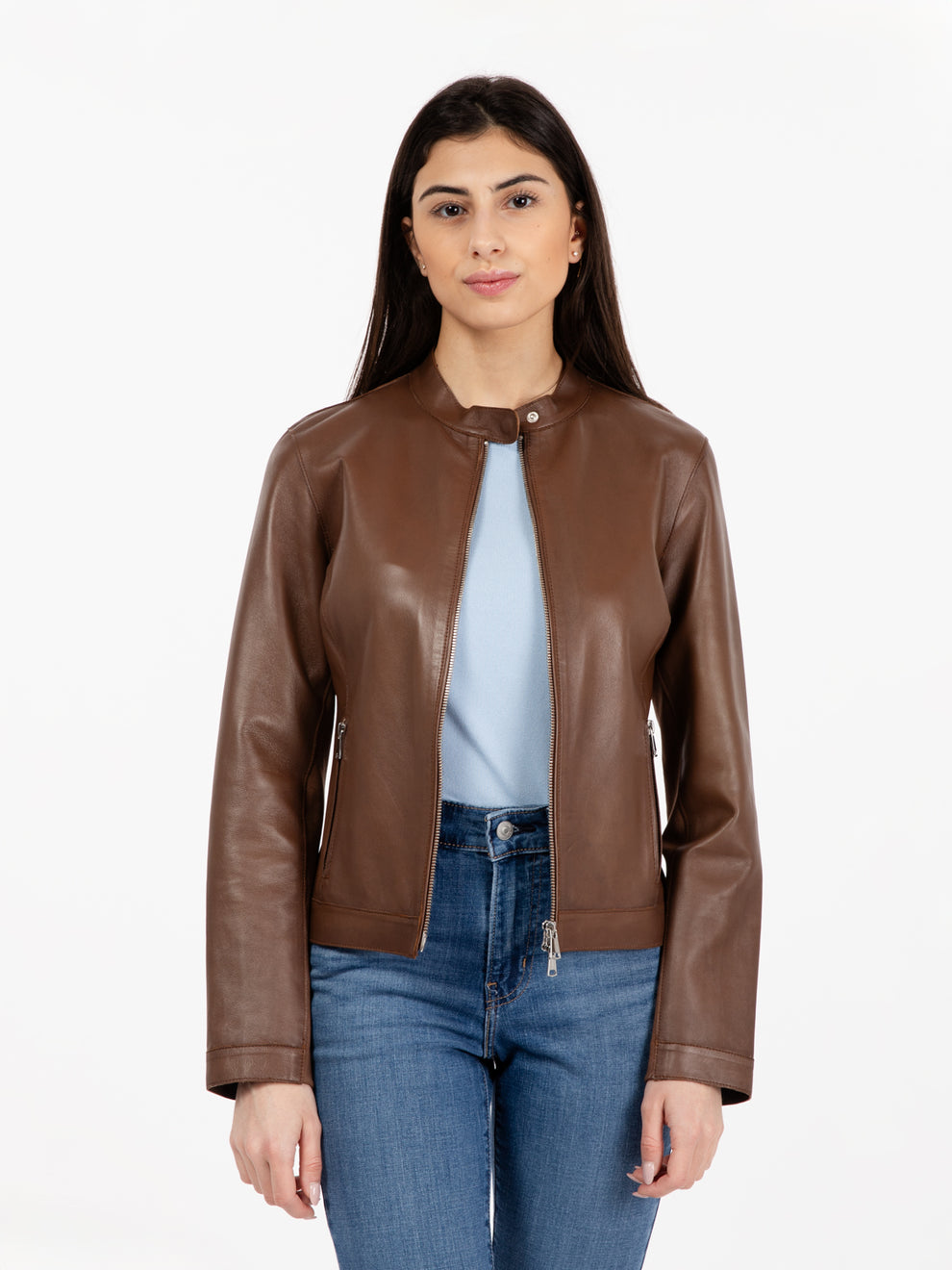 Giacca biker Tarifa macadamia