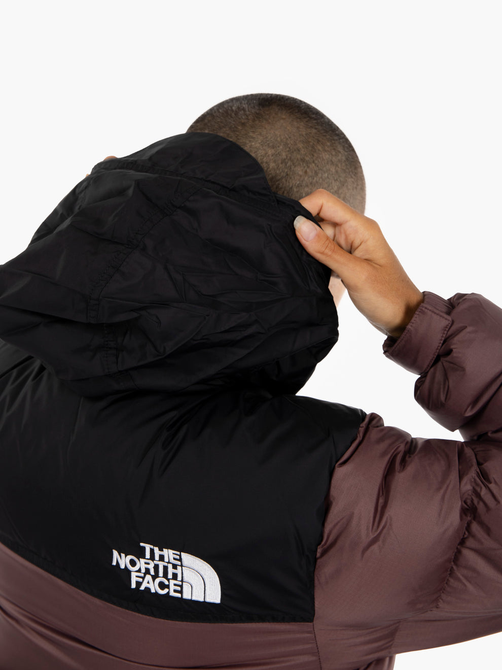 1996 Retro Nuptse jacket brown / black