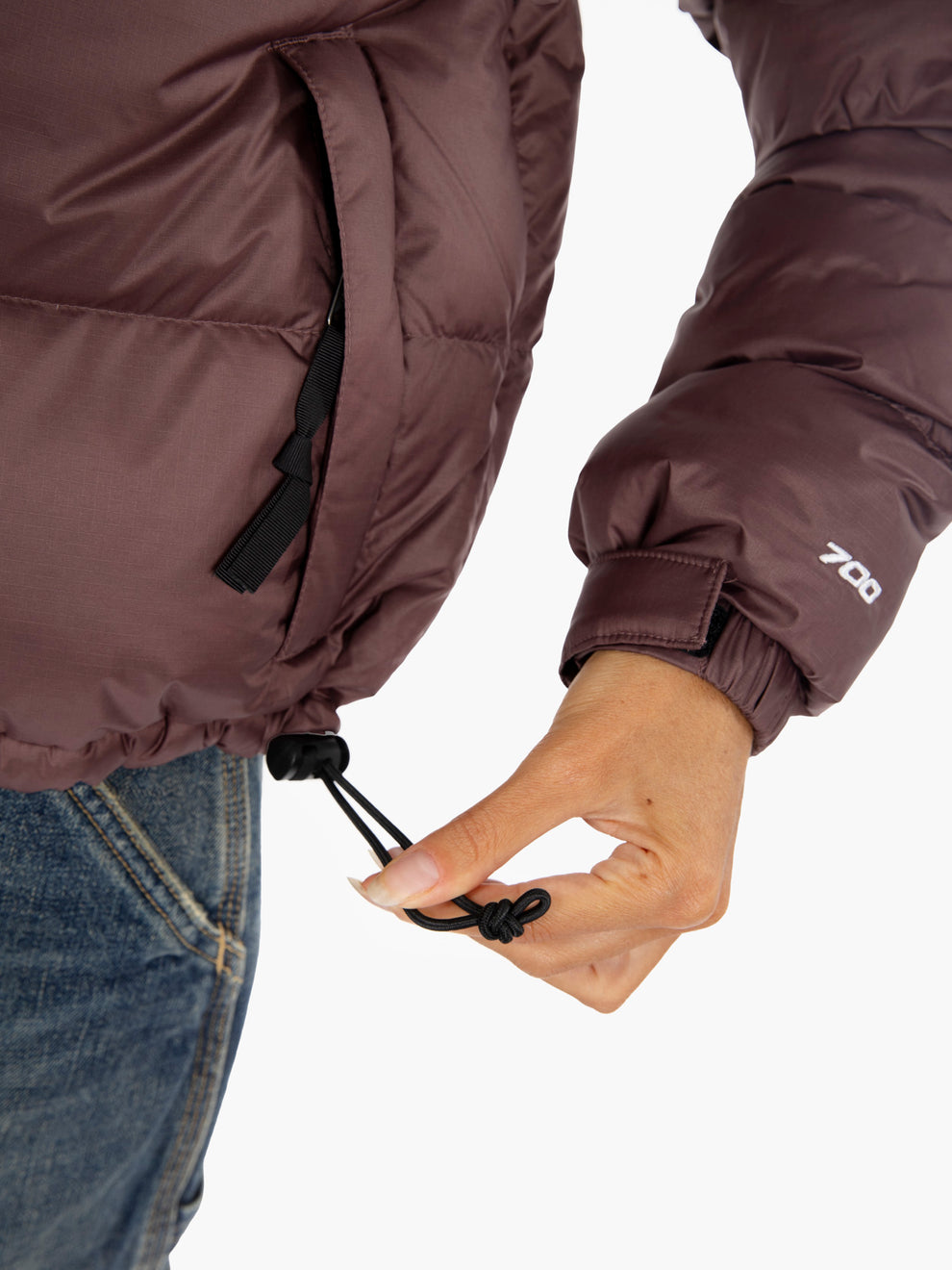 1996 Retro Nuptse jacket brown / black