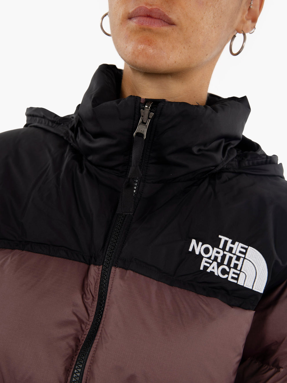 1996 Retro Nuptse jacket brown / black