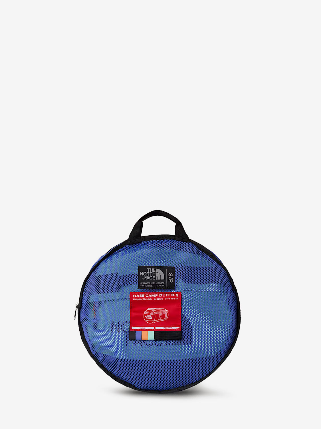 Base Camp Duffel small TNF indigo plum / bright foam