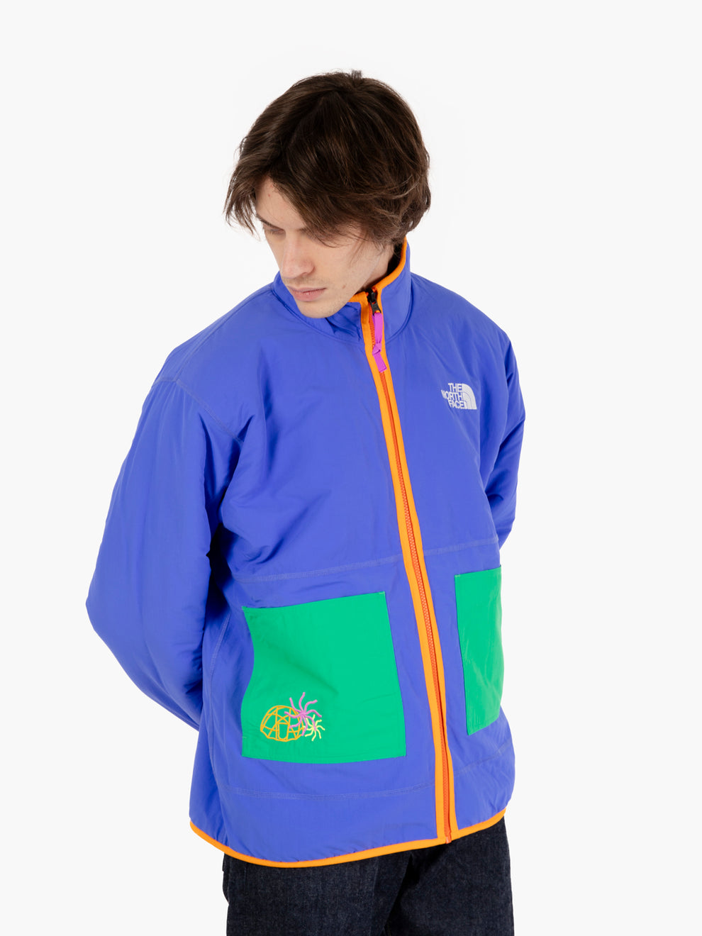 Yinka Ilori Solar Blue Print Reversible Jacket